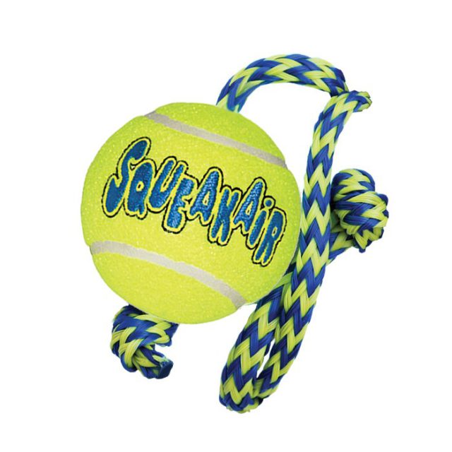 Kong SqueakAir Ball with Rope