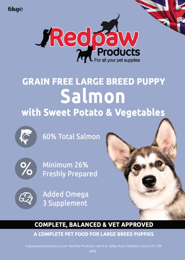 Redpaw Freshly Prepared Grain Free- Large Breed Puppy/Junior