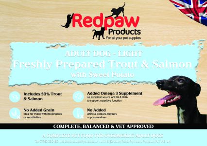 Redpaw Grain Free Freshly Prepared Light/Senior Salmon & Trout 12kg