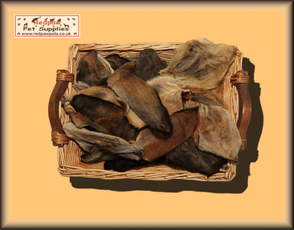 Doodles Deli Goats Ears with hair (1Kg Bulk buy)