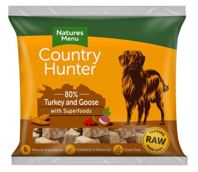 Nature’s Menu Country Hunter Turkey & Goose Nuggets 1kg