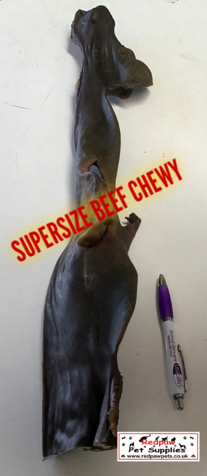 Supersize Beef Chewy (Air Dried Beef Headskin 50cm)
