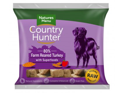Nature’s Menu Country Hunter Farm Reared Turkey Nuggets 1kg