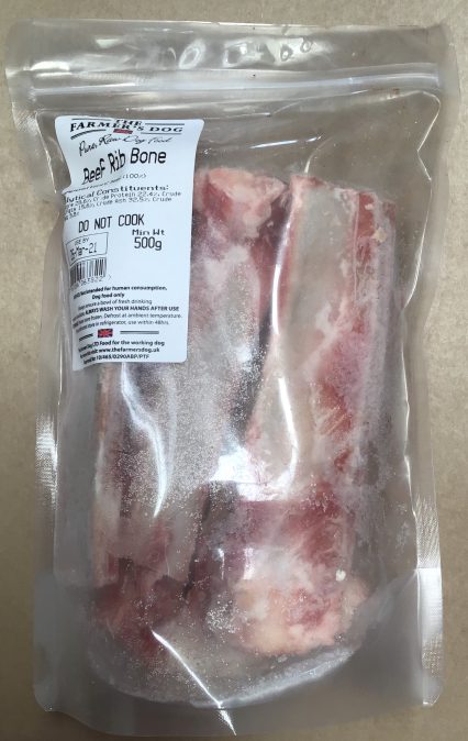 Raw Beef Rib Bones