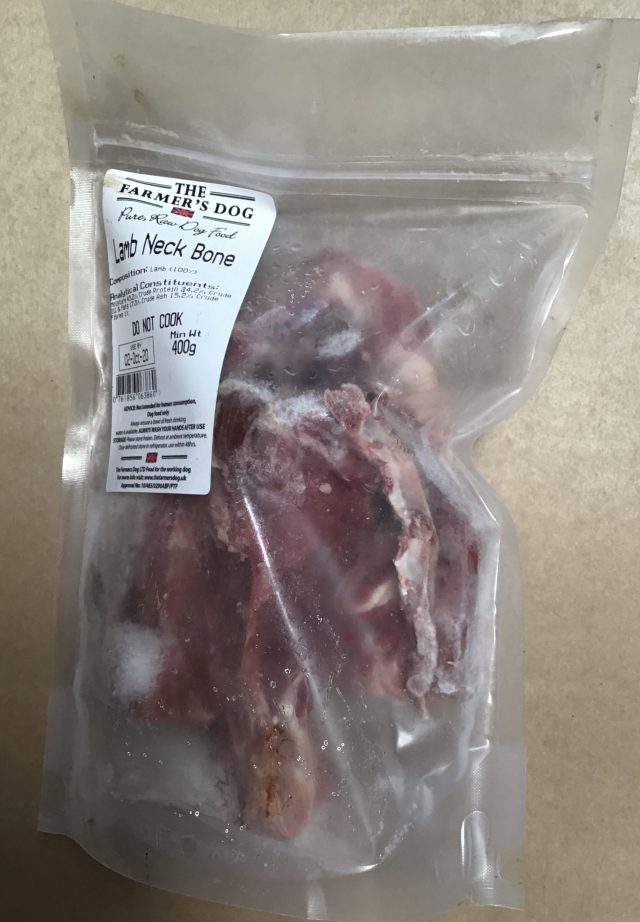 Raw Lamb Neck Bones