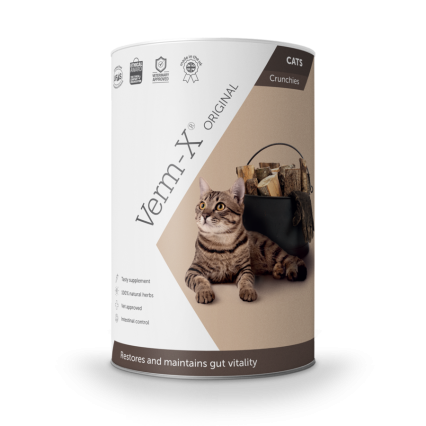 Verm-X Original Cat Crunchies 60g pouch