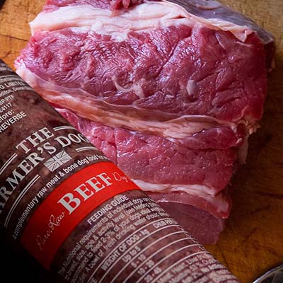 The Farmers Dog Raw Premium Beef Chub 400g