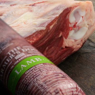 The Farmers Dog Raw Premium Lamb Chub 400g Redpaw