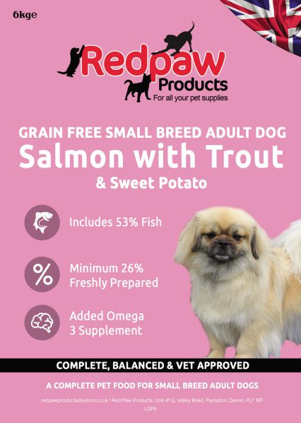 Redpaw Freshly Prepared Grain Free Small Breed - Salmon, Trout, Sweet Potato & Asparagus