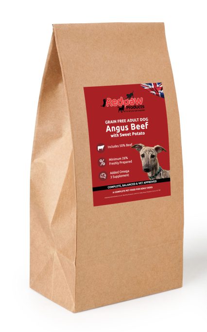 Redpaw Freshly Prepared Grain Free - Angus Beef with Sweet Potato - 12kg