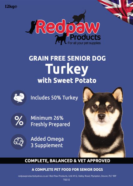 Redpaw Grain Free Freshly Prepared Turkey - Senior Dog