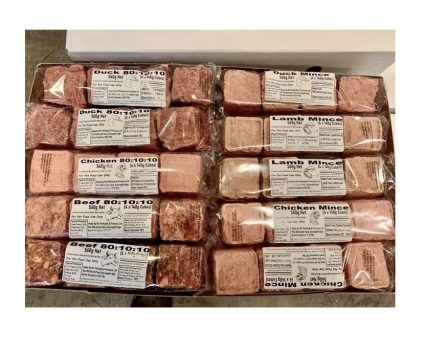 MJ (Dougies) - Budget Bulk buy 20 x 560g minces & 80/10/10 (mixed flavours )