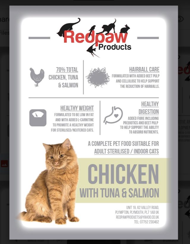 Redpaw Connoisseur Sterile Adult Cat - Chicken, Tuna & Salmon - Image 2