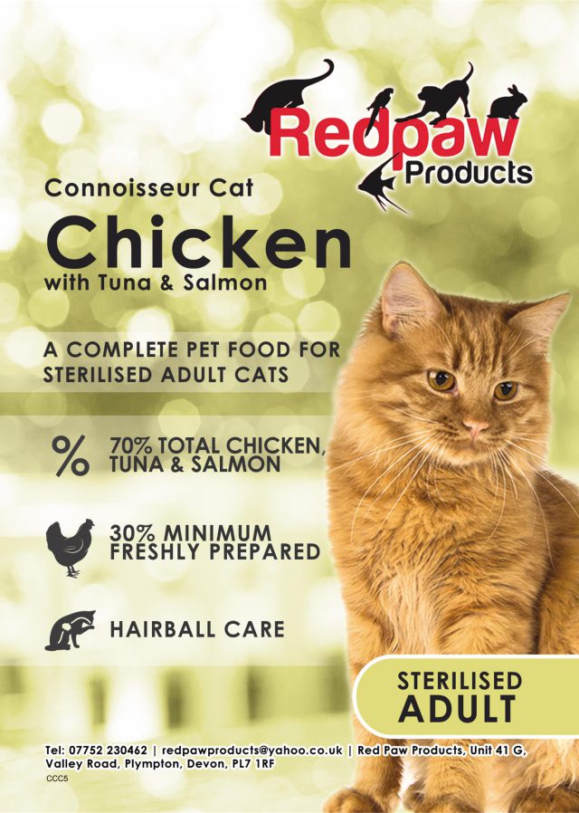 Redpaw Connoisseur Sterile Adult Cat - Chicken, Tuna & Salmon