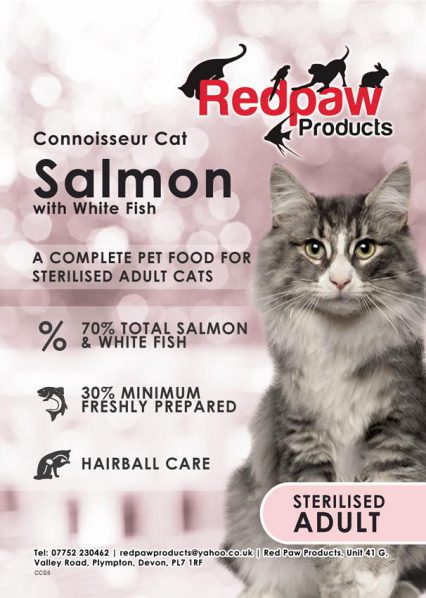 Redpaw Connoisseur Adult Sterilised Cat - Salmon & White Fish