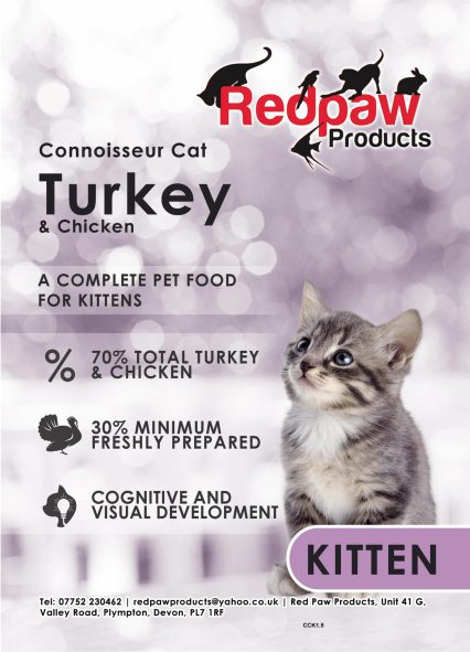 Redpaw Connoisseur Kitten with 70% Turkey & Chicken - Dry Food