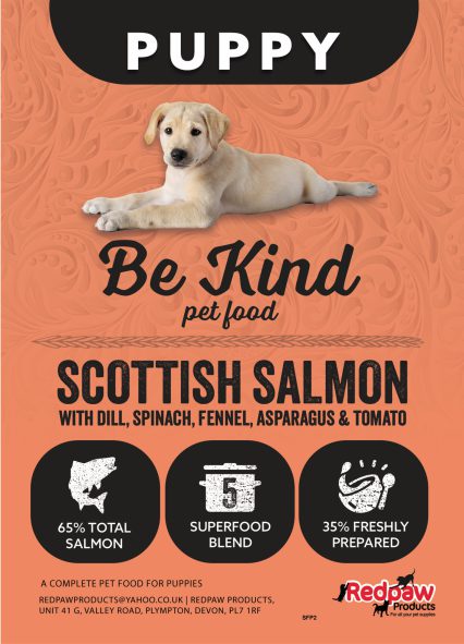 Redpaw - Bekind Superfood Salmon - Grainfree Food For Puppies & Growing Dogs - 65% Fish