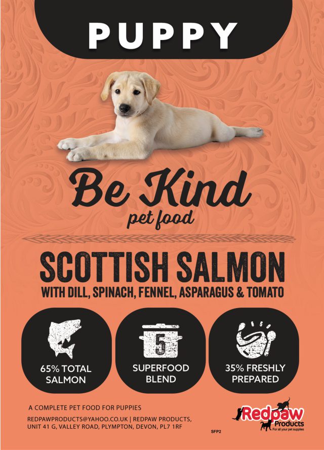 Redpaw - Bekind Superfood Salmon - Grainfree Food For Puppies & Growing Dogs - 65% Fish