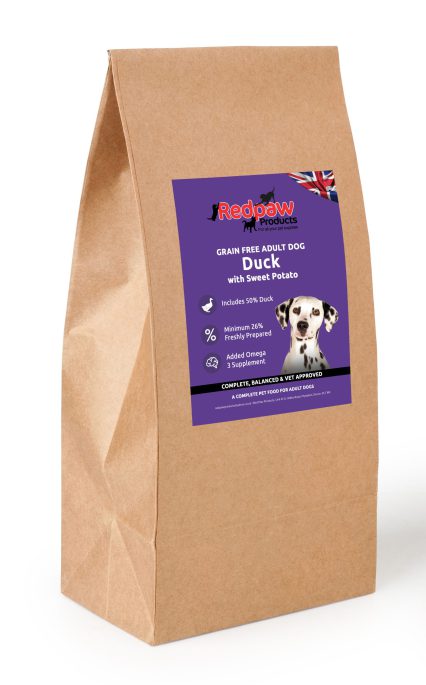 Redpaw Freshly Prepared Grain Free- Duck & Sweet Potato