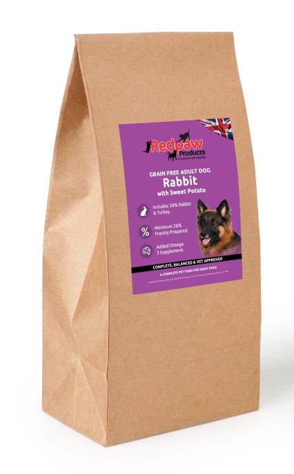 Redpaw Freshly Prepared Grain Free - Rabbit with Turkey, Sweet Potato & Blackberry - Adult Dog