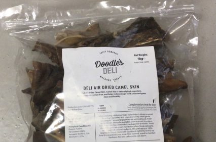 Doodles Deli Air Dried Camel Skin 1kg