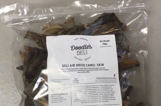 Doodles Deli Air Dried Camel Skin 1kg