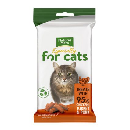 Natures Menu Cat Treats Chicken, Turkey and Pork 60g