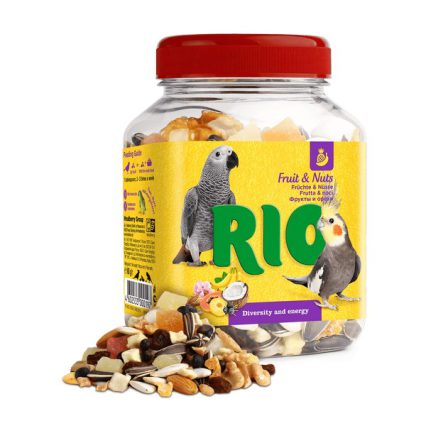Rio Fruit and Nuts Mix Natural Treat For Birds 160g