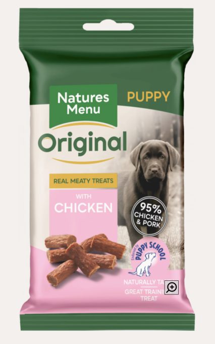 Natures Menu Real Meaty Treats Chicken for Puppies 60g