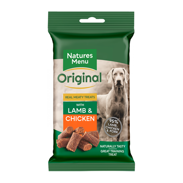 Natures Menu Dog Treats Chicken and Lamb 60g