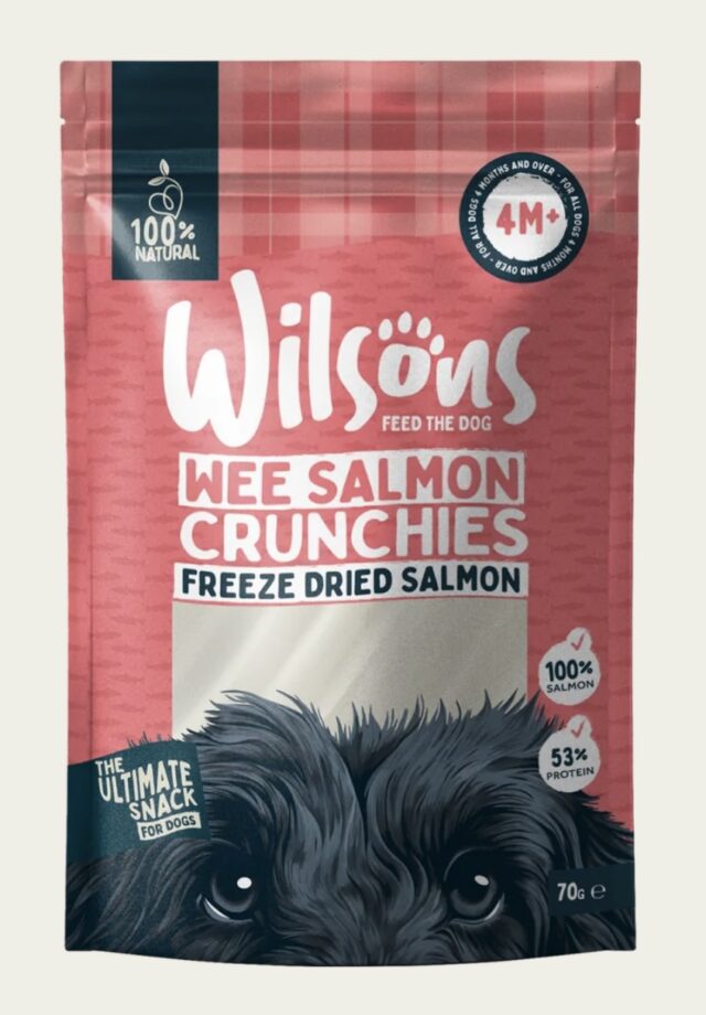 Wilsons Wee Salmon Crunchies Natural Freeze Dried Dog Treats
