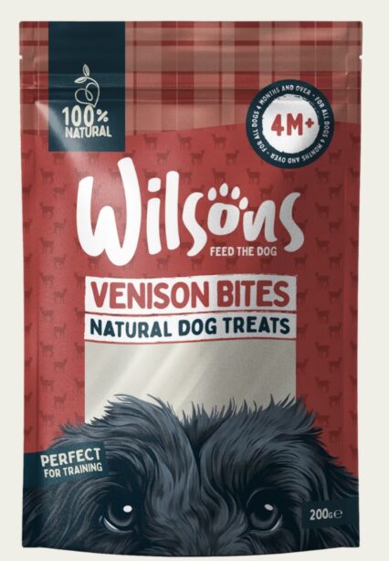 Wilsons Venison Bites Natural Dog Treats