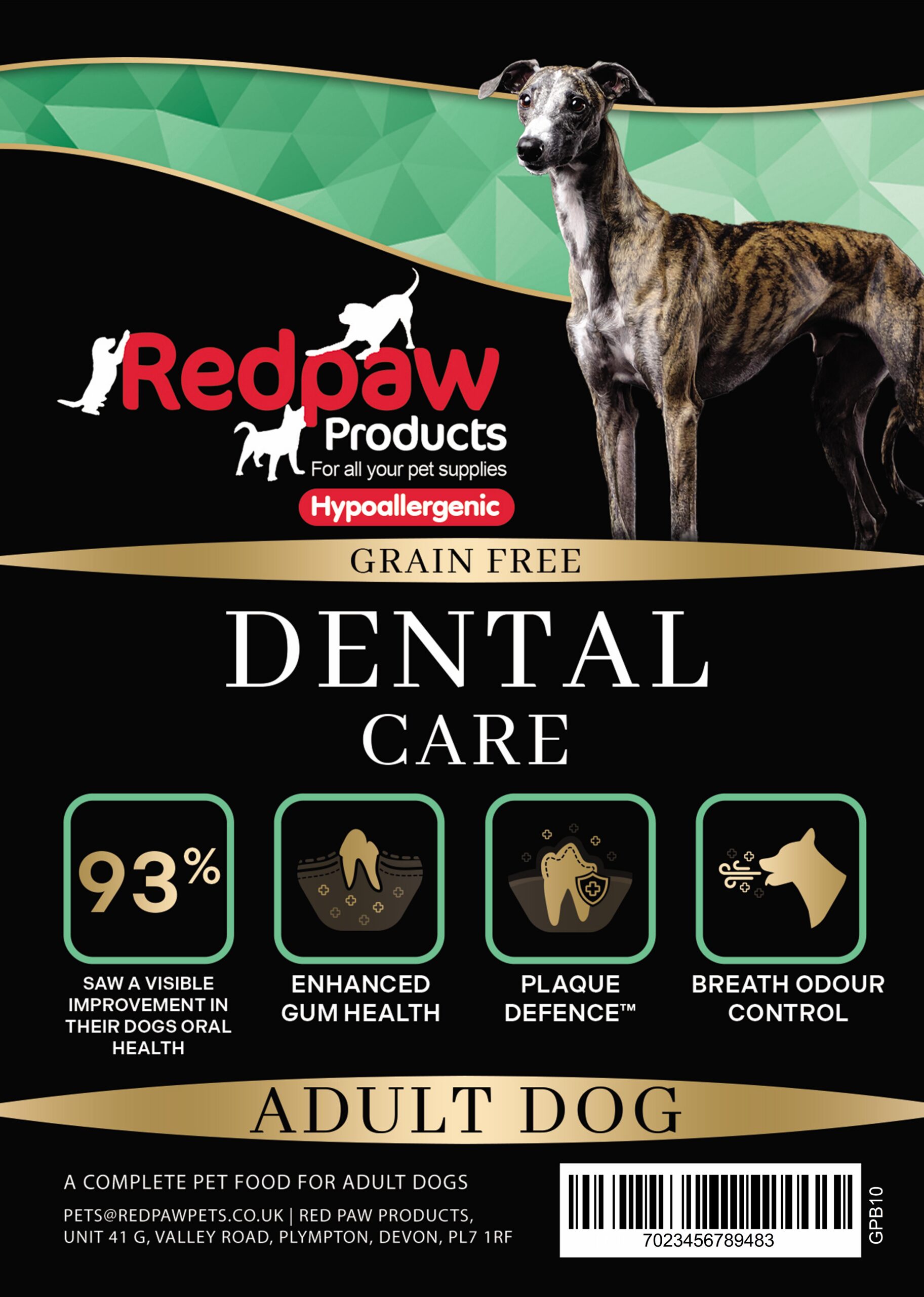 Redpaw™ Hypoallergenic Peptide+ Dental Care, with Freshly Prepared Hydrolysed Salmon - Grain Free